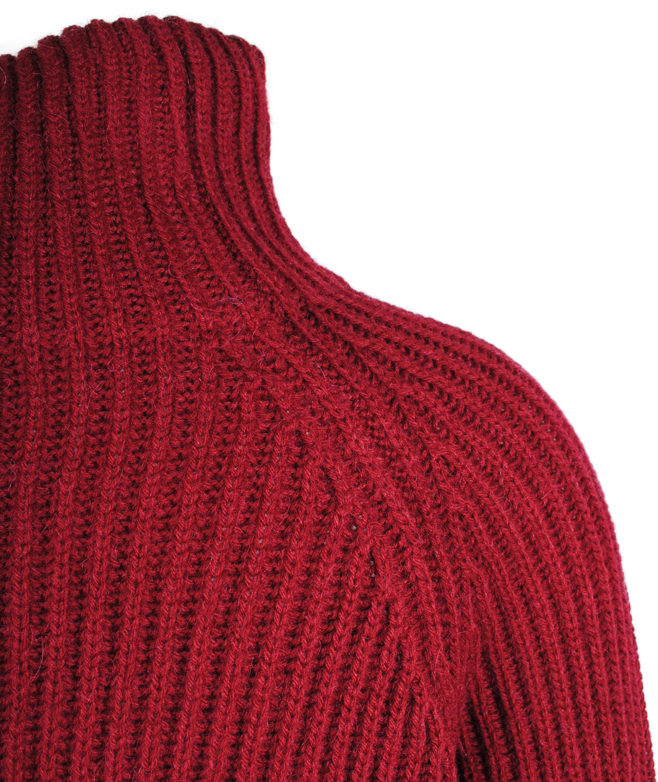 Patentstrickrolli Arwen | dunkelrot