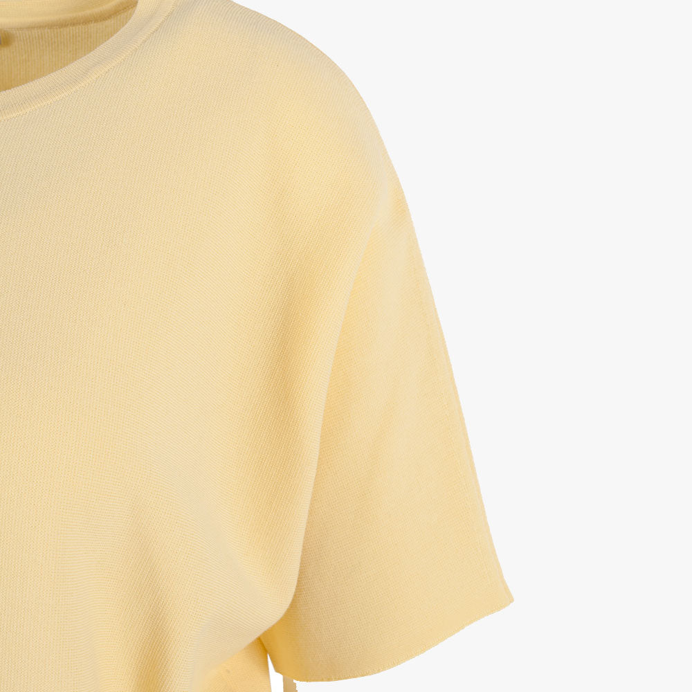 Drykorn, Strickshirt Someli, Detail Arm | gelb