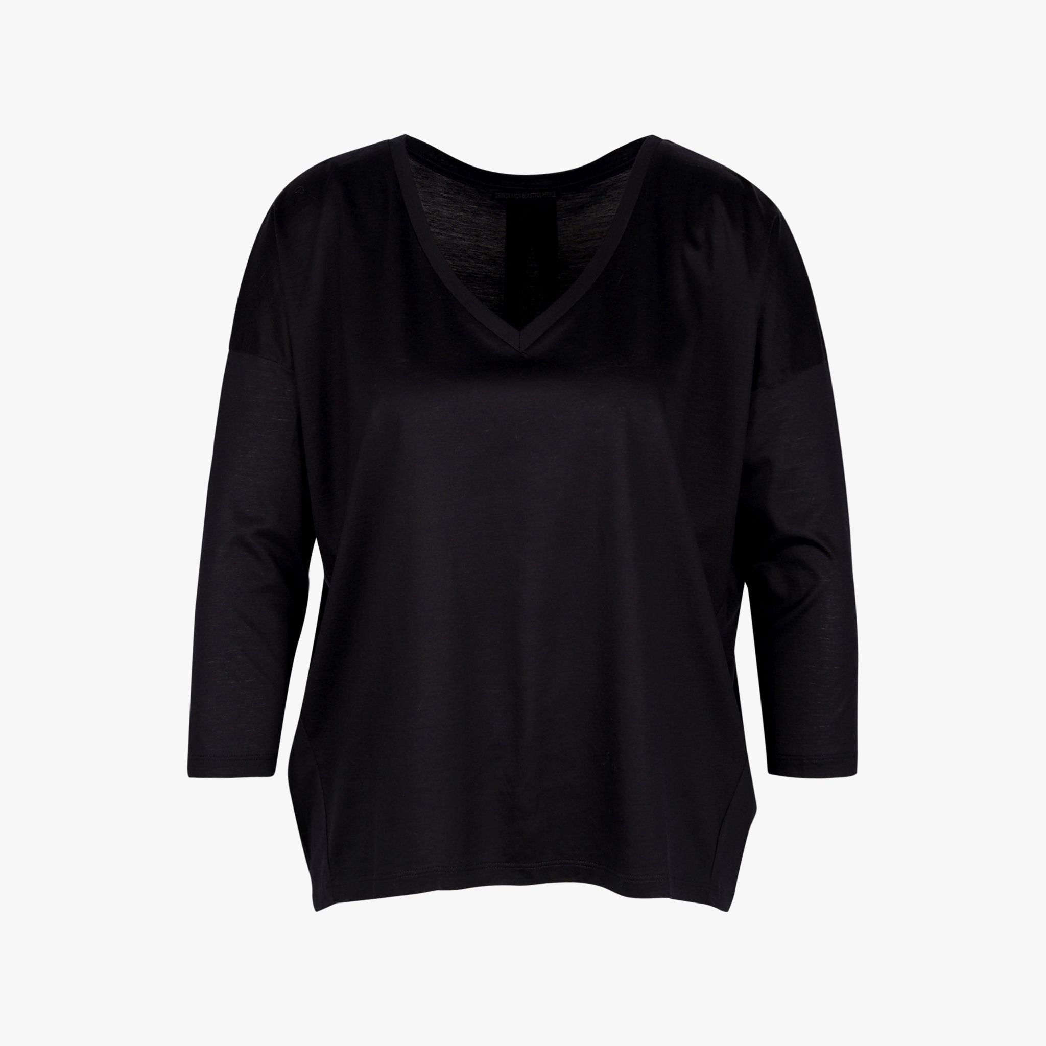 Drykorn V-Shirt Venja | schwarz