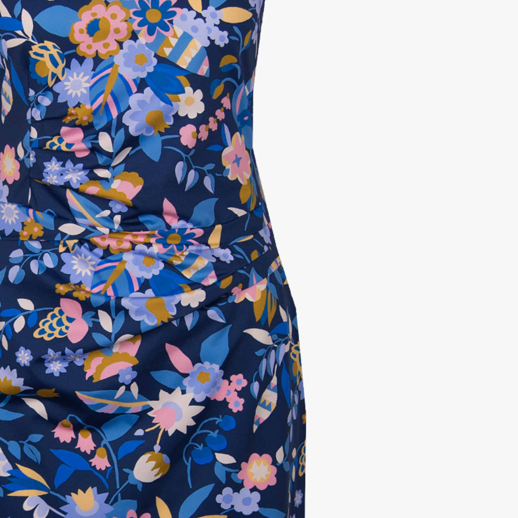 Ellen Eisemann Jerseykleid schmal | blau