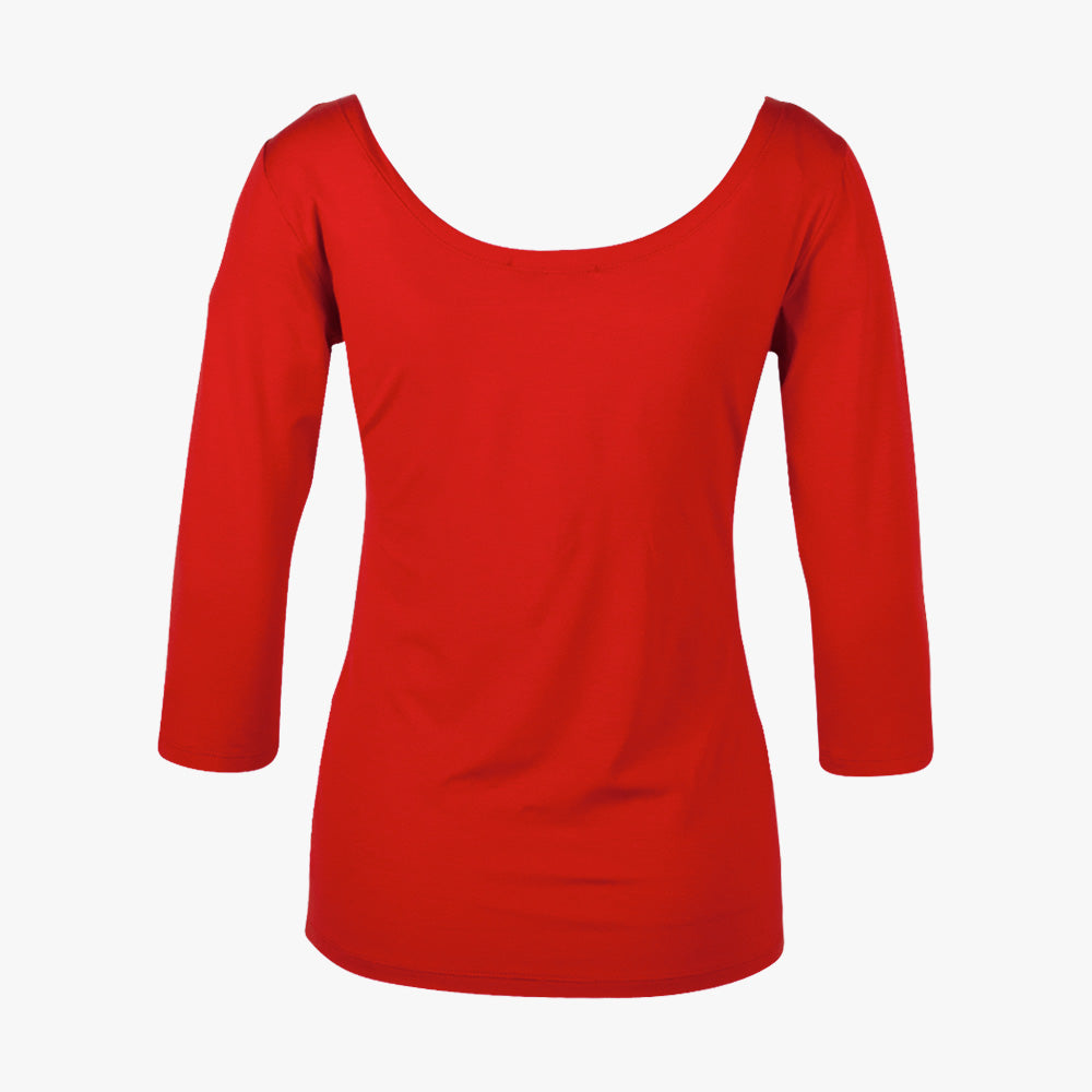 3/4 Shirt Johanna (red, XXS) | red