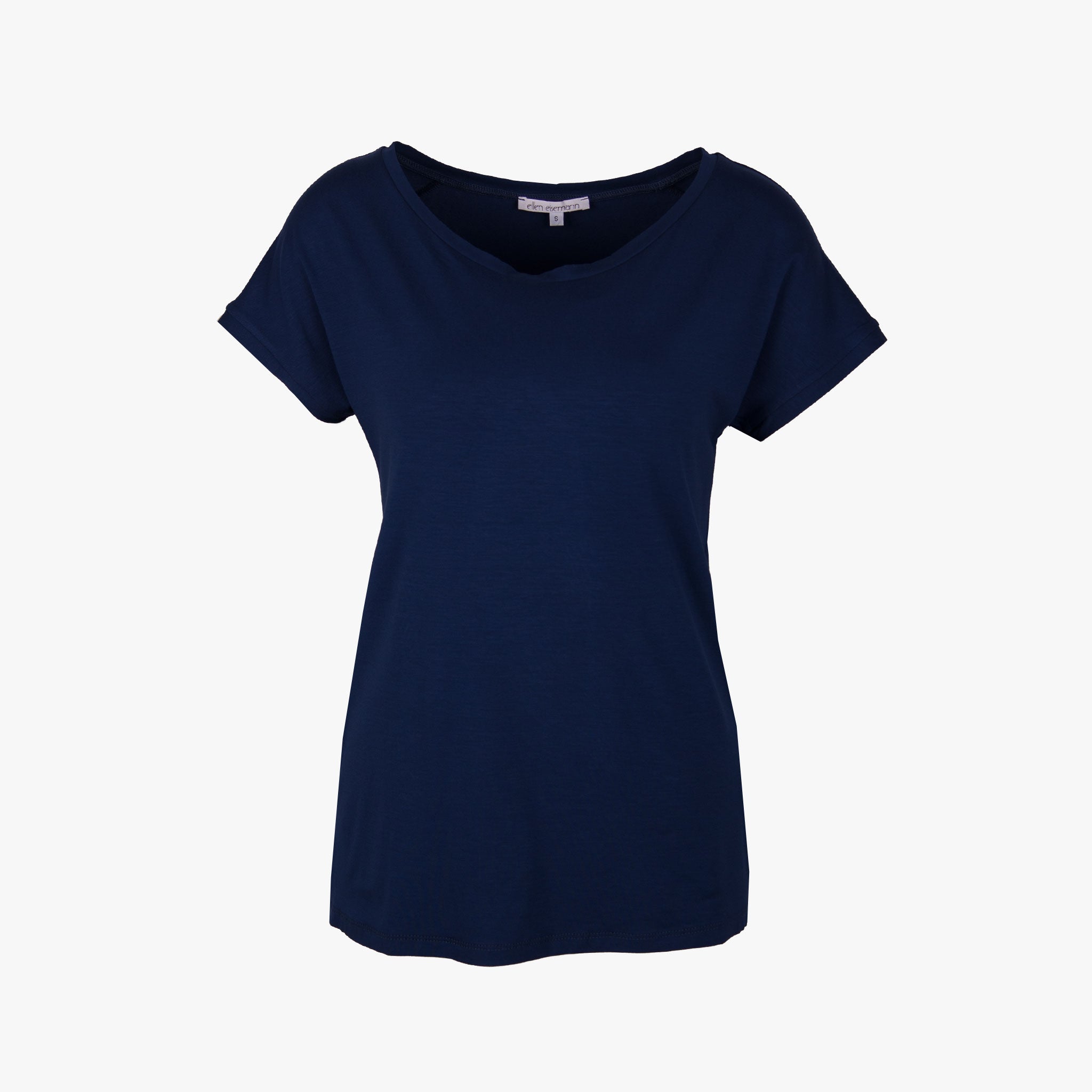Ellen Eisemann Shirt Lux uni | dunkelblau