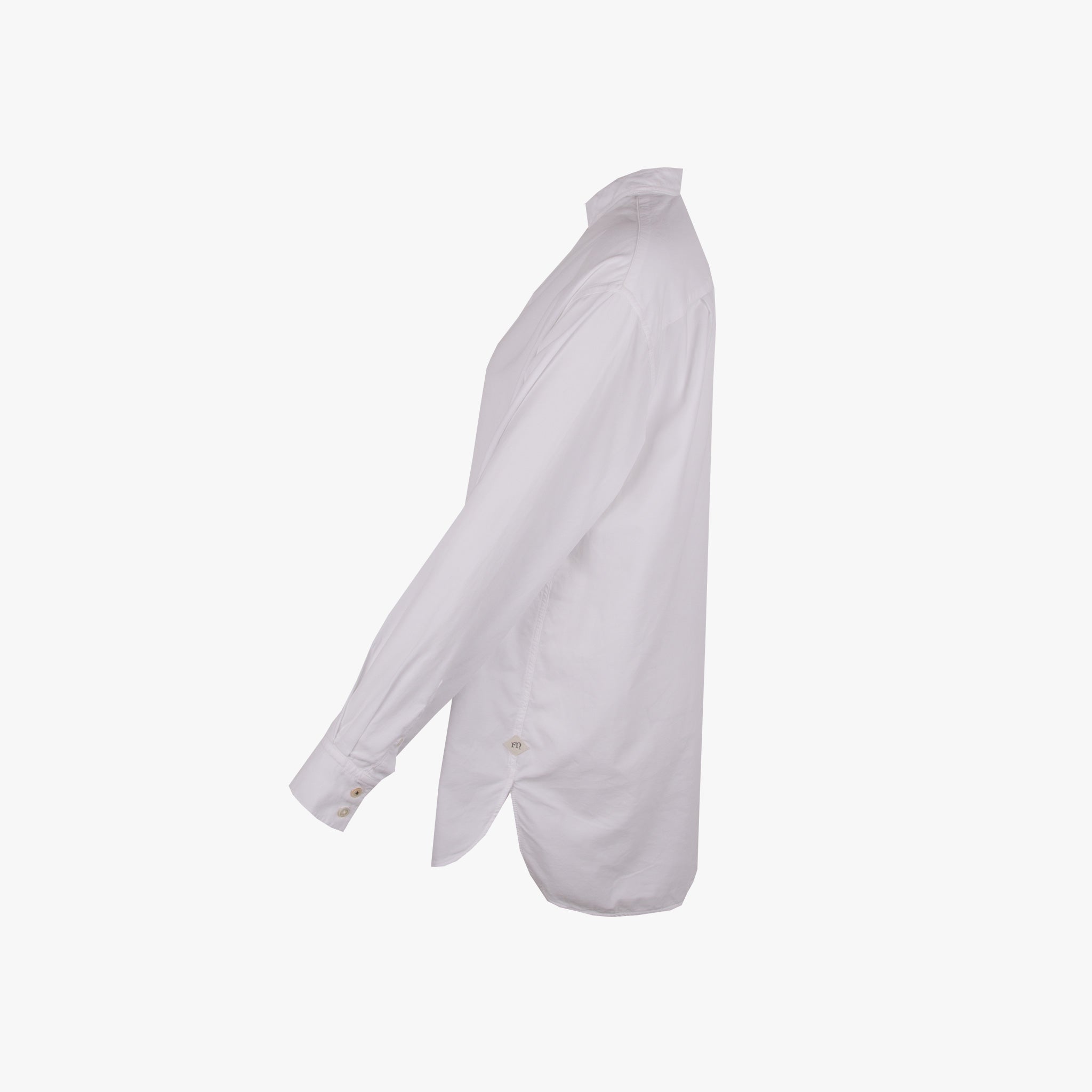Fil Noir Bluse Babycord | weiß