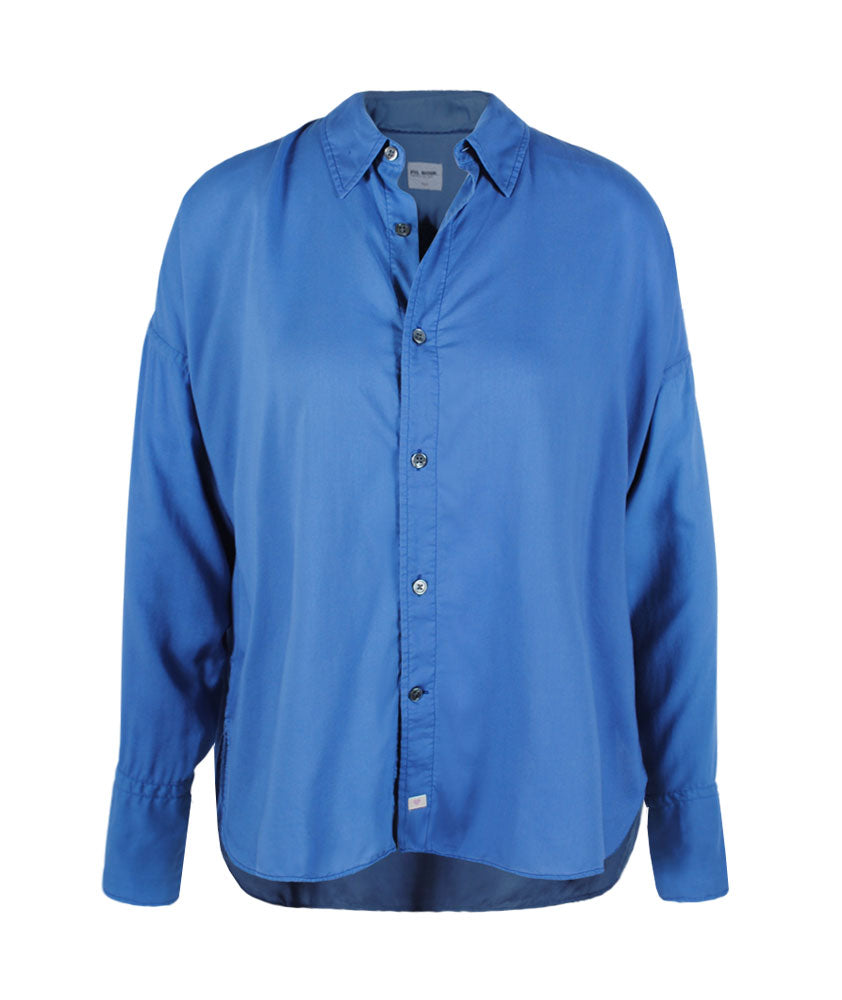 1/1 Bluse oversized | blau