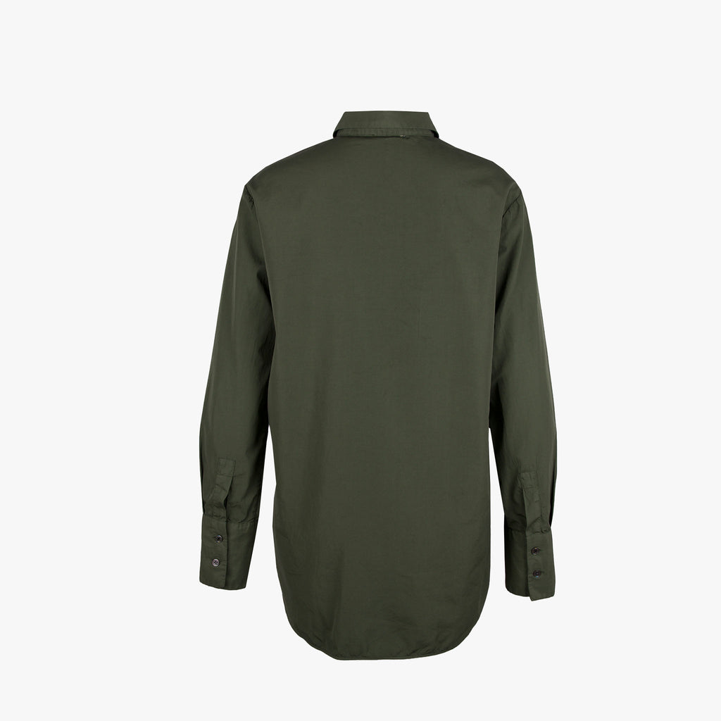 Fil Noir Longbluse uni | khaki