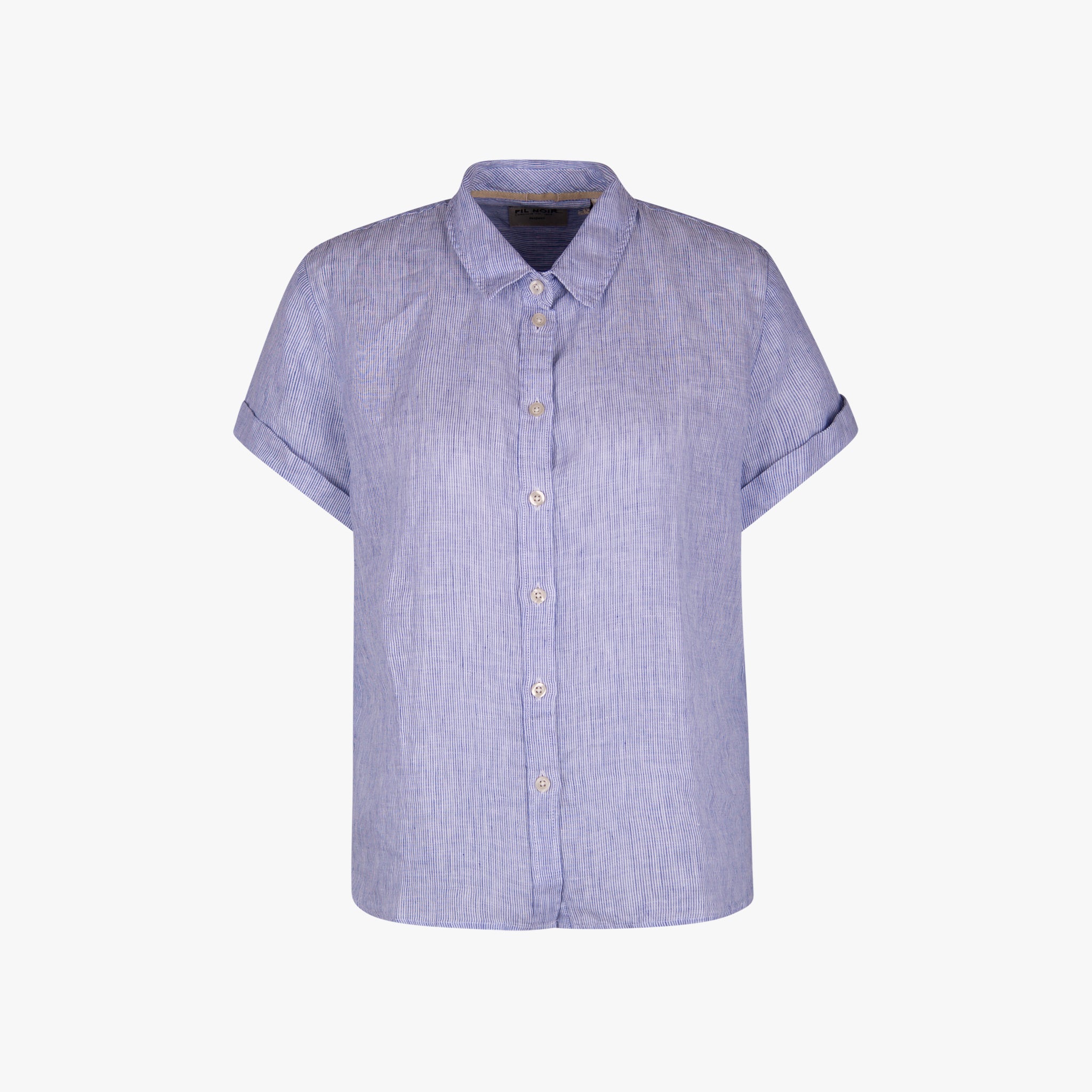 Fil Noir Streifenbluse | blau