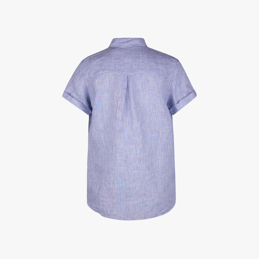 Fil Noir Streifenbluse | blau