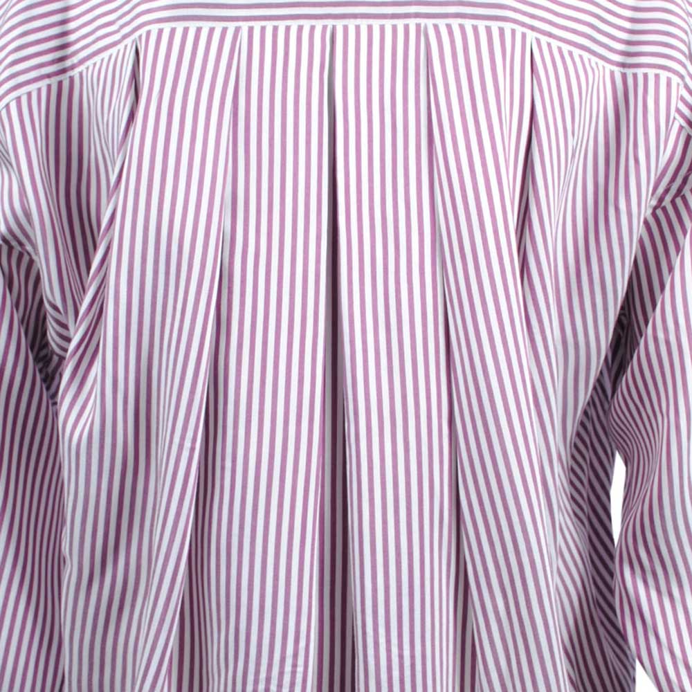 Streifenbluse supersoft (bordeaux, XS) | bordeaux