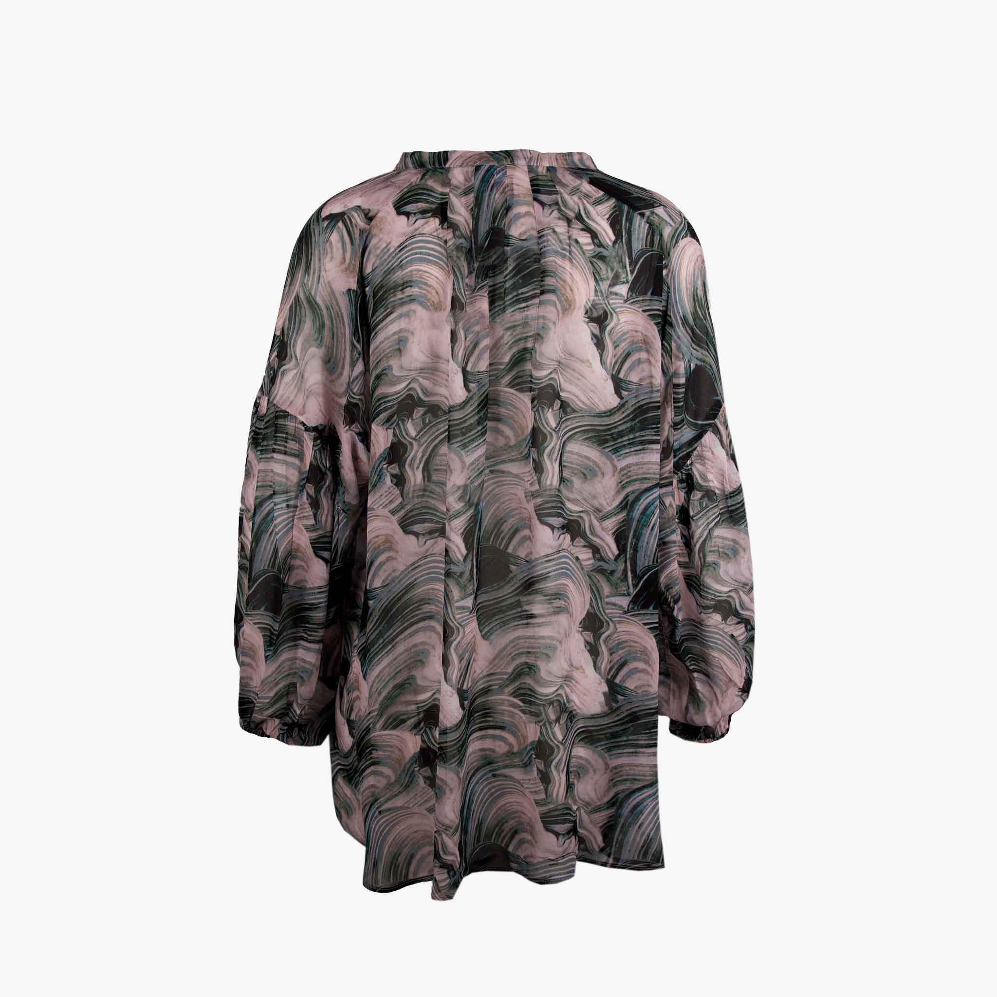 FLOER Bluse Wildprint | multicolor