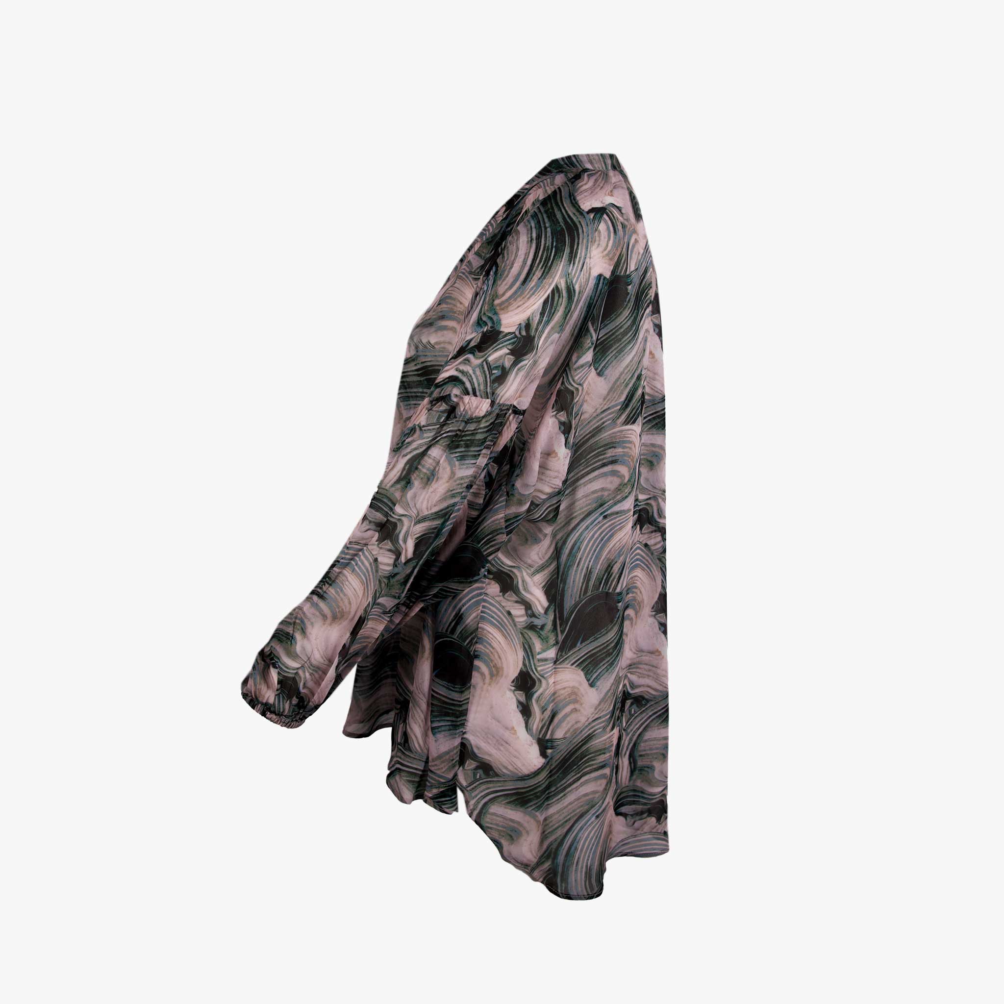 FLOER Bluse Wildprint | multicolor
