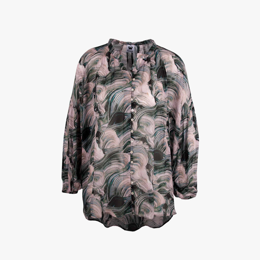 FLOER Bluse Wildprint | multicolor