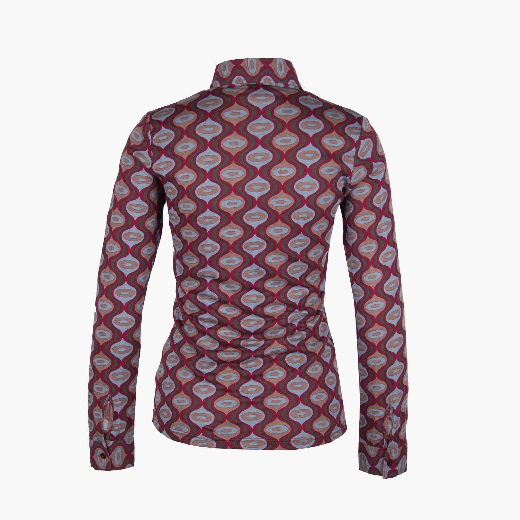 Folletti Bluse Print | petrol