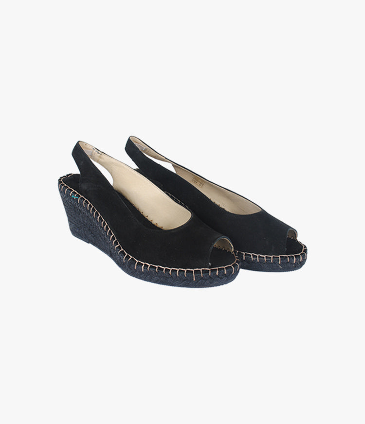 Espandrillo Slingback | schwarz