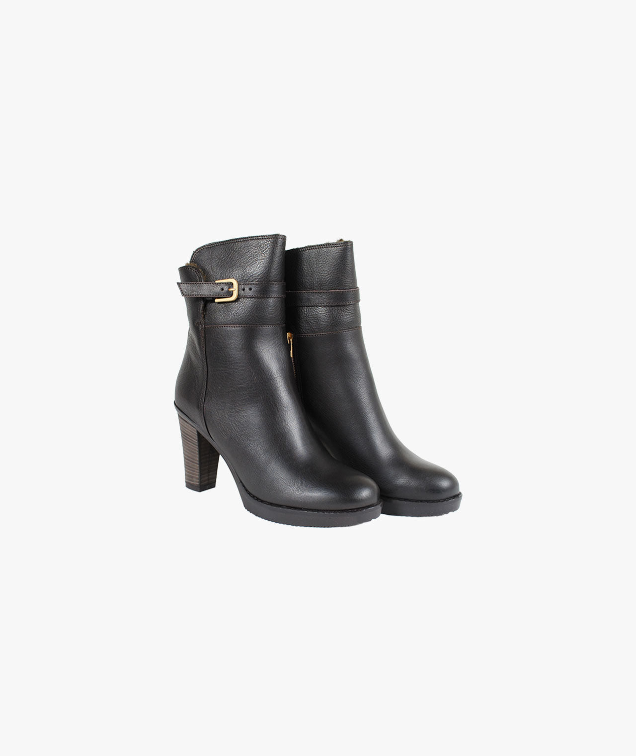 Stiefelette hoch | braun