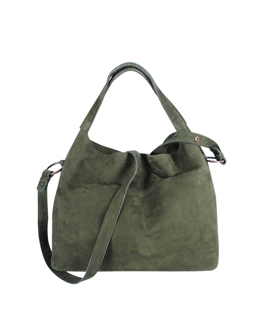 Shopper Nubuk | oliv
