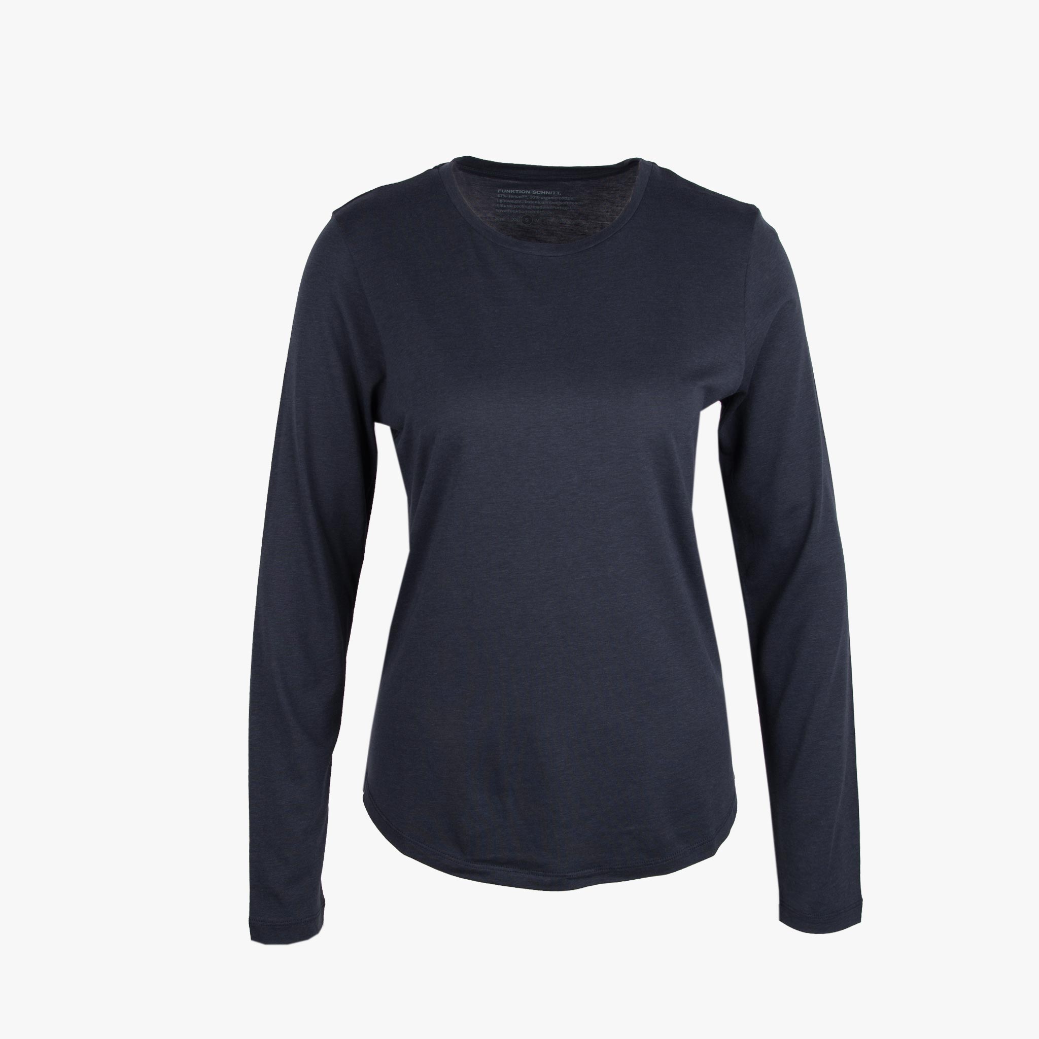 Funktion Schnitt Langarm Shirt | navy
