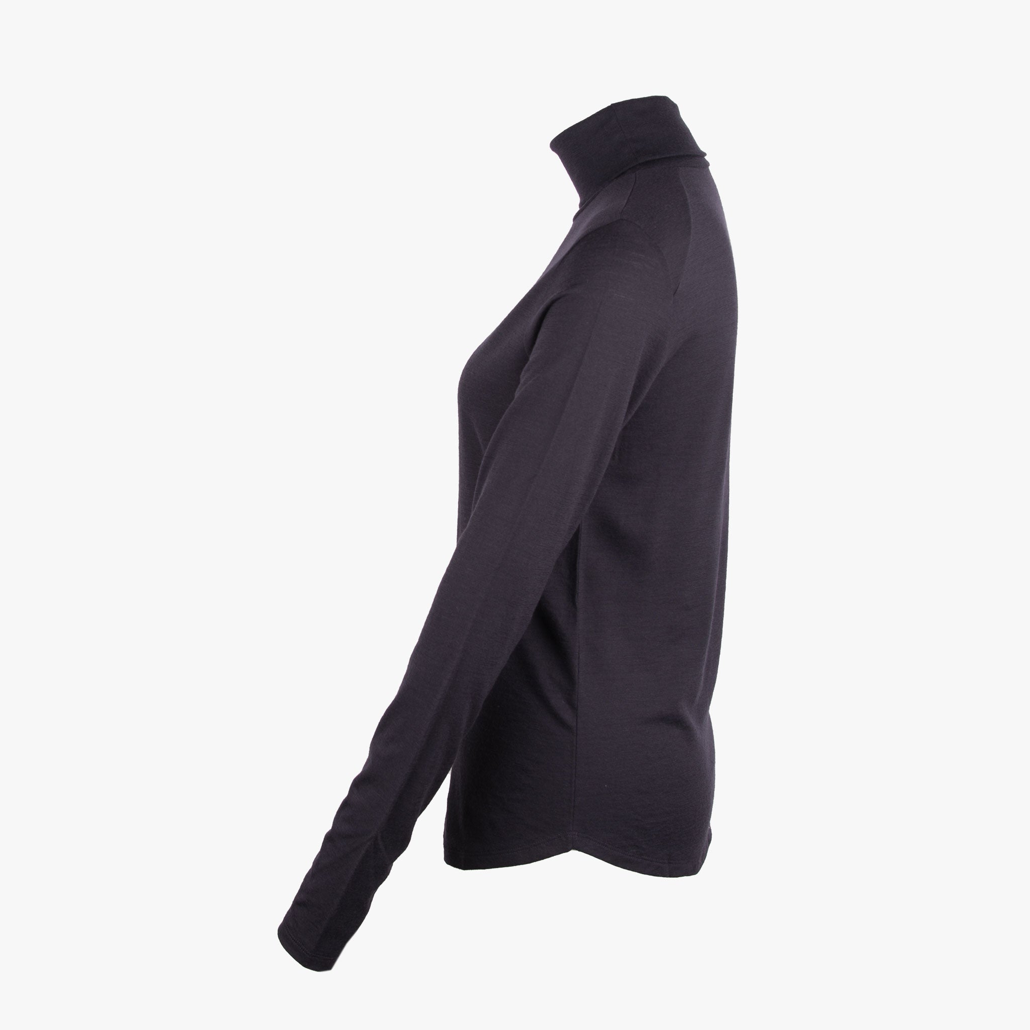 Funktion Schnitt Rollishirt Merino | navy