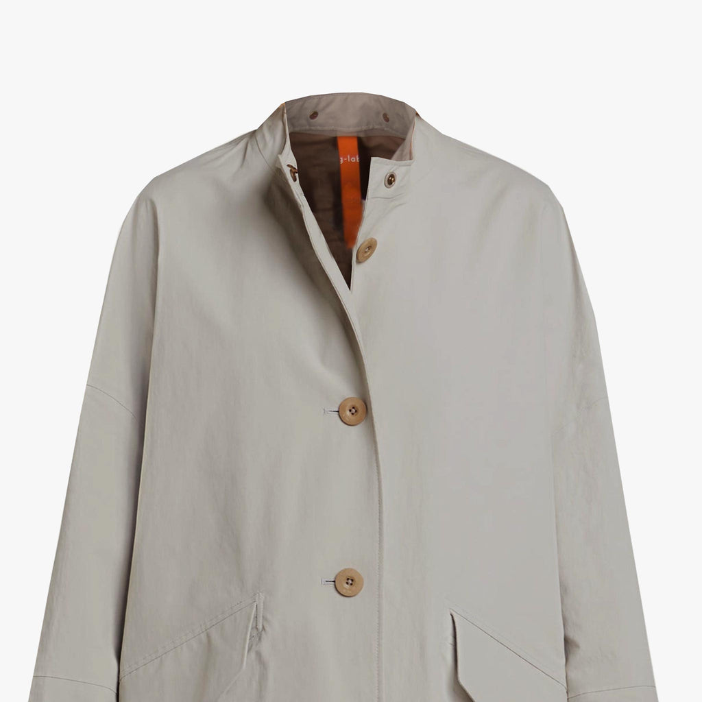 G-Lab Longmantel oversized | hellgrau