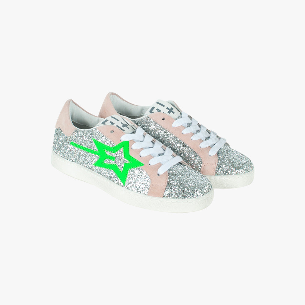 Sneaker Glitzer | silber