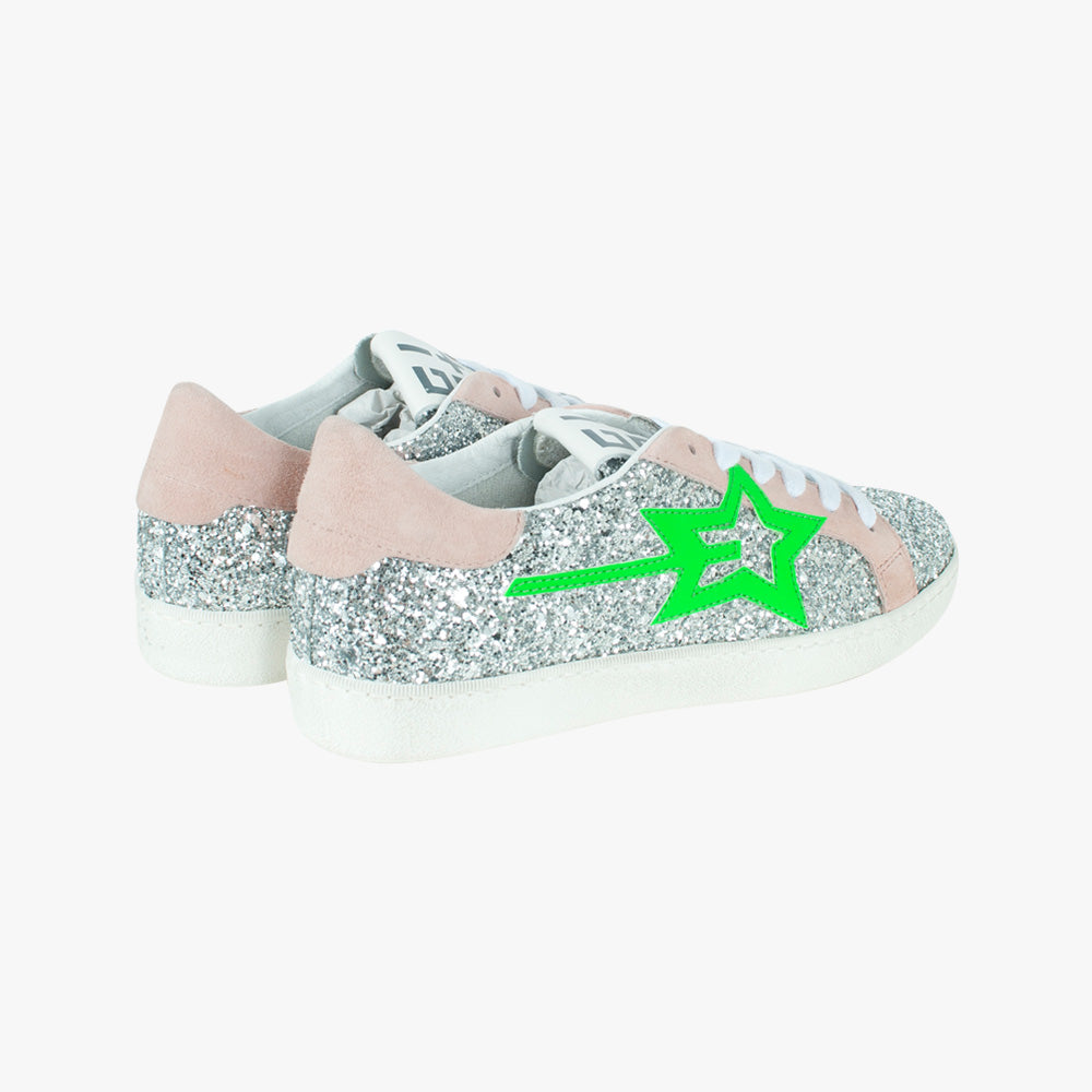 Sneaker Glitzer | silber