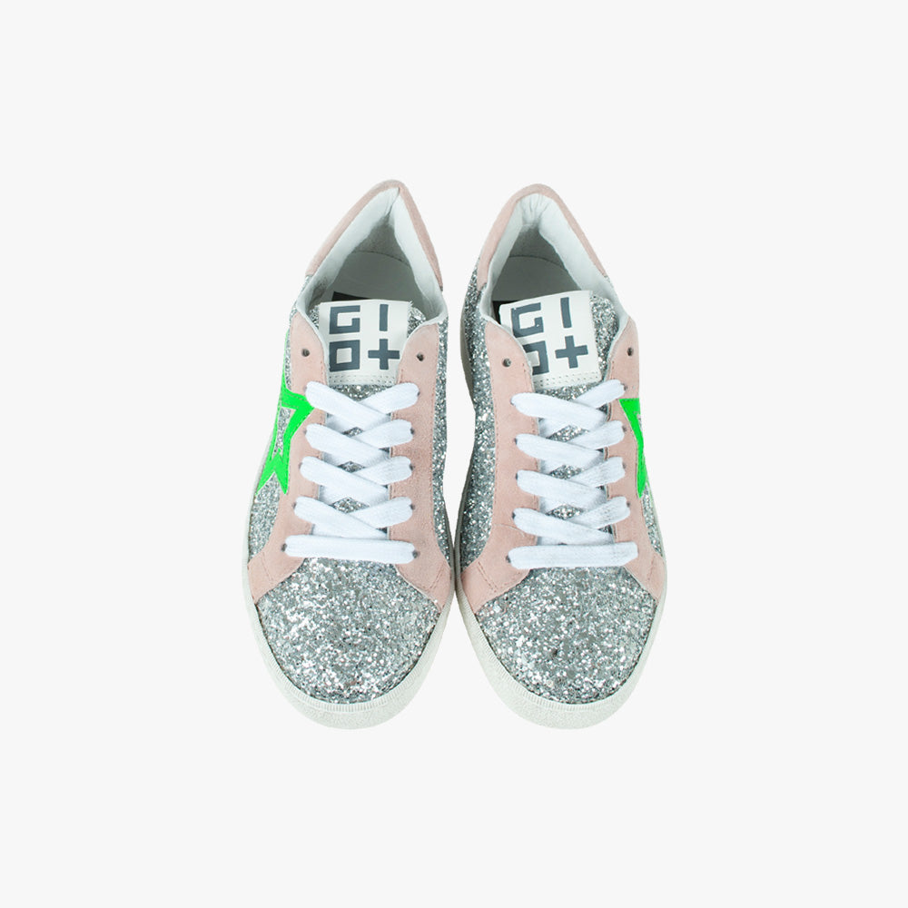 Sneaker Glitzer | silber