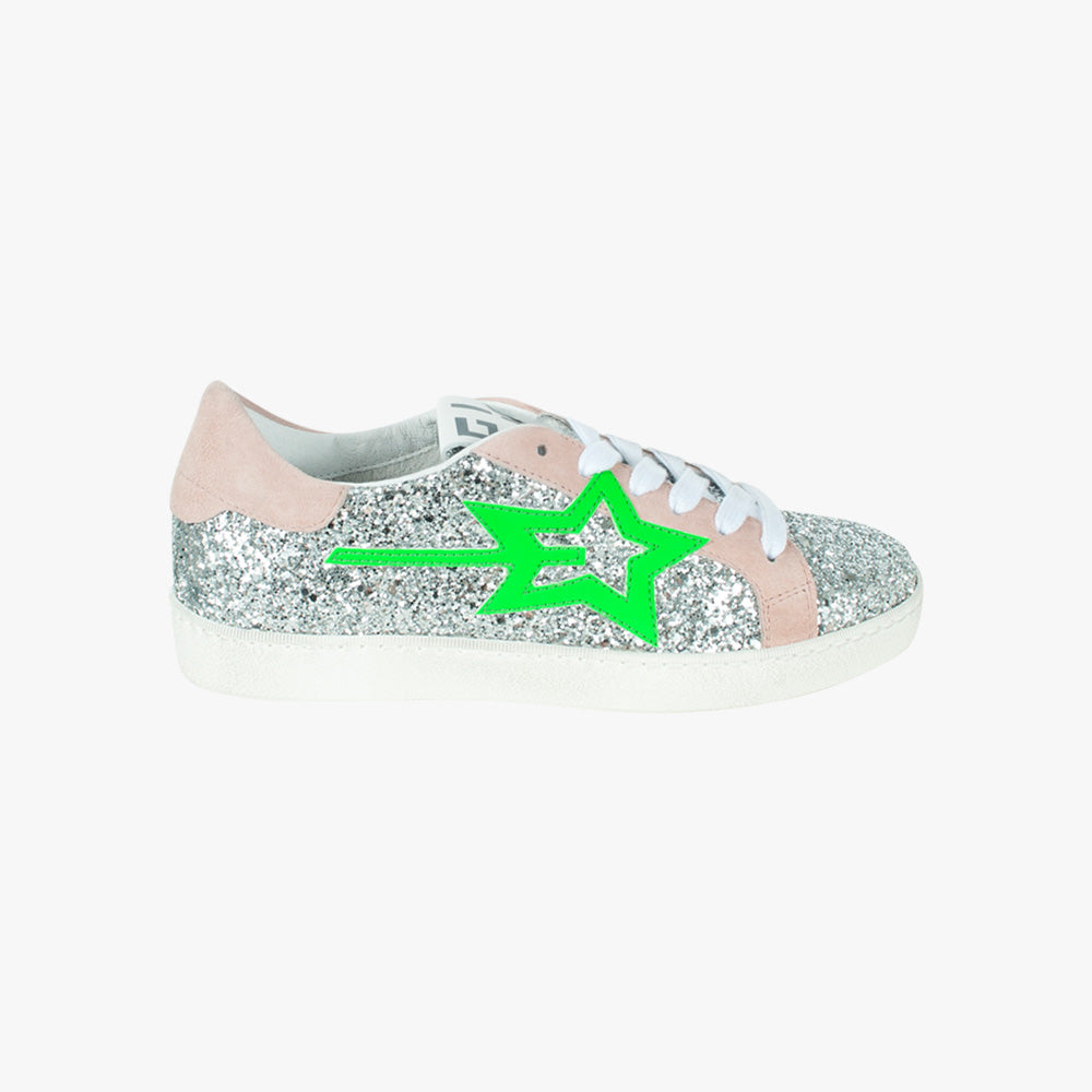Sneaker Glitzer | silber