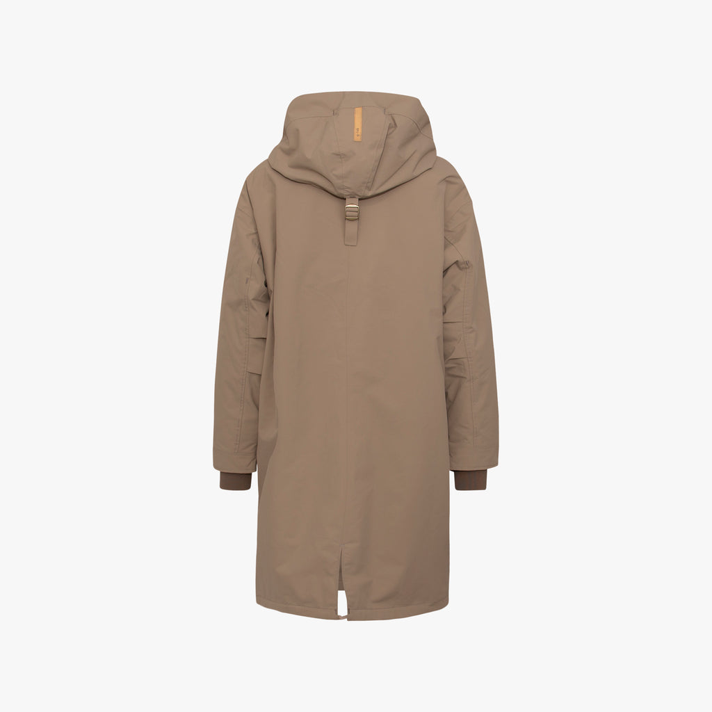 Parka mit Kapuze | kreide