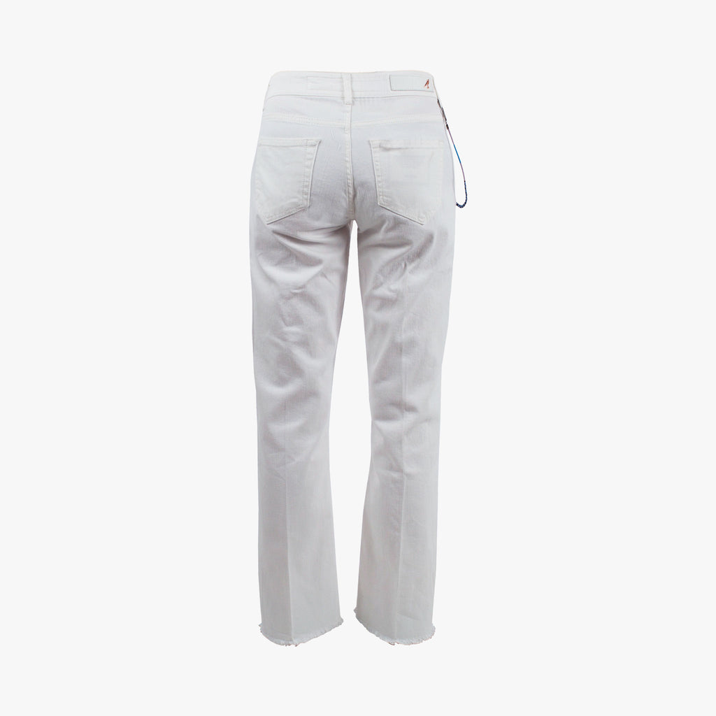 Goldgarn Jeans Rosengarten vorne | weiß
