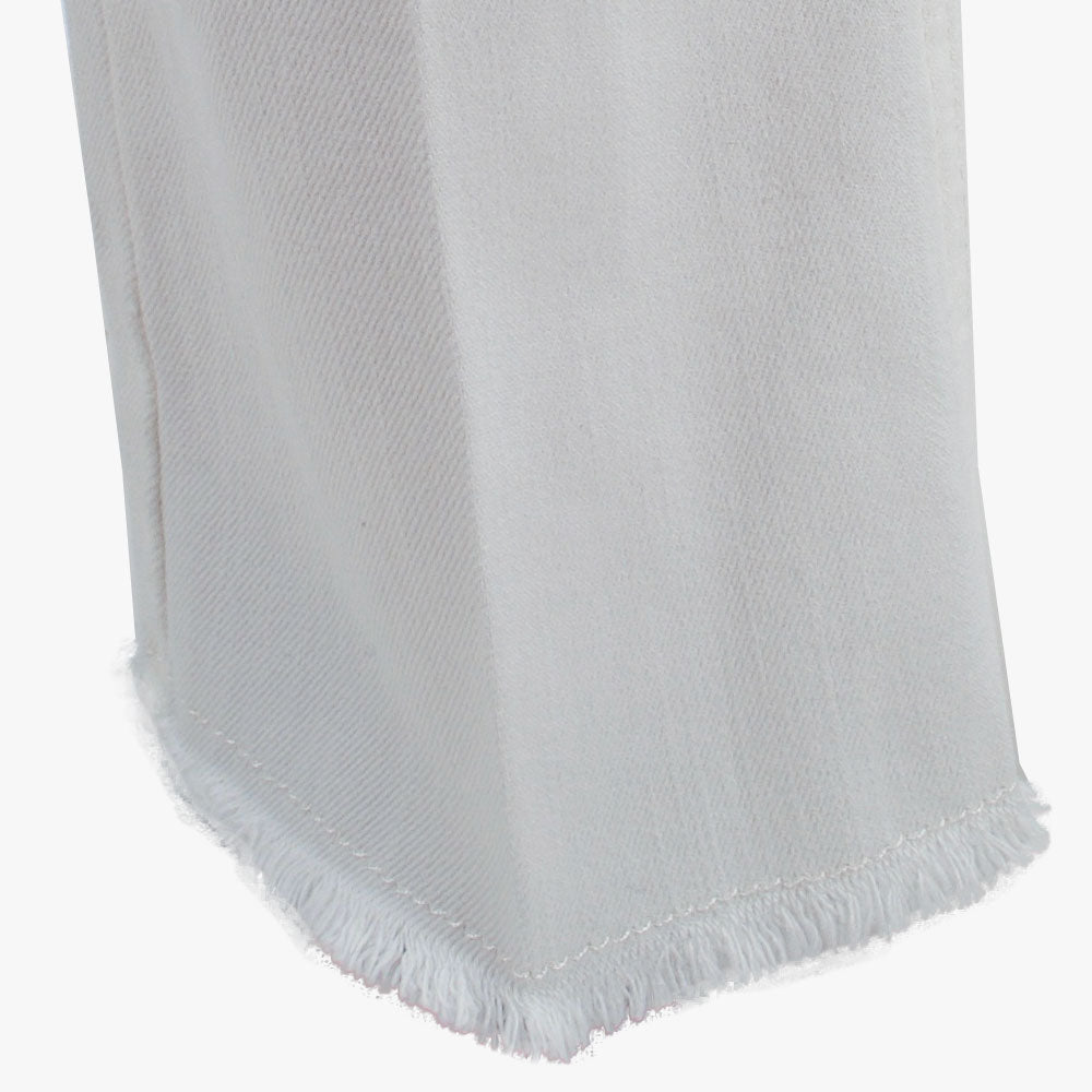 Goldgarn Jeans Rosengarten Saum | weiß