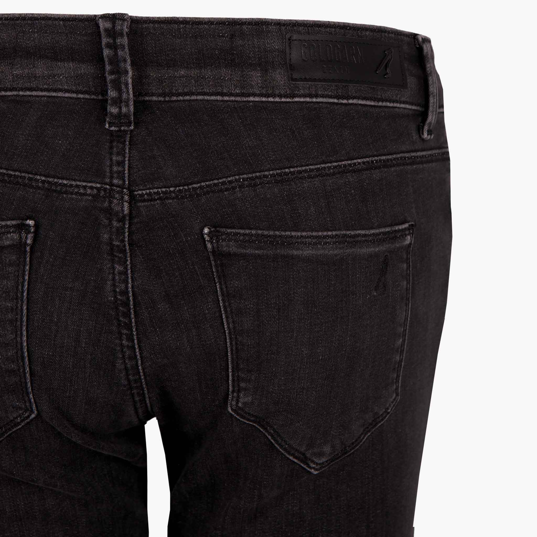 Goldgarn Jeans Straight Cut | schwarz