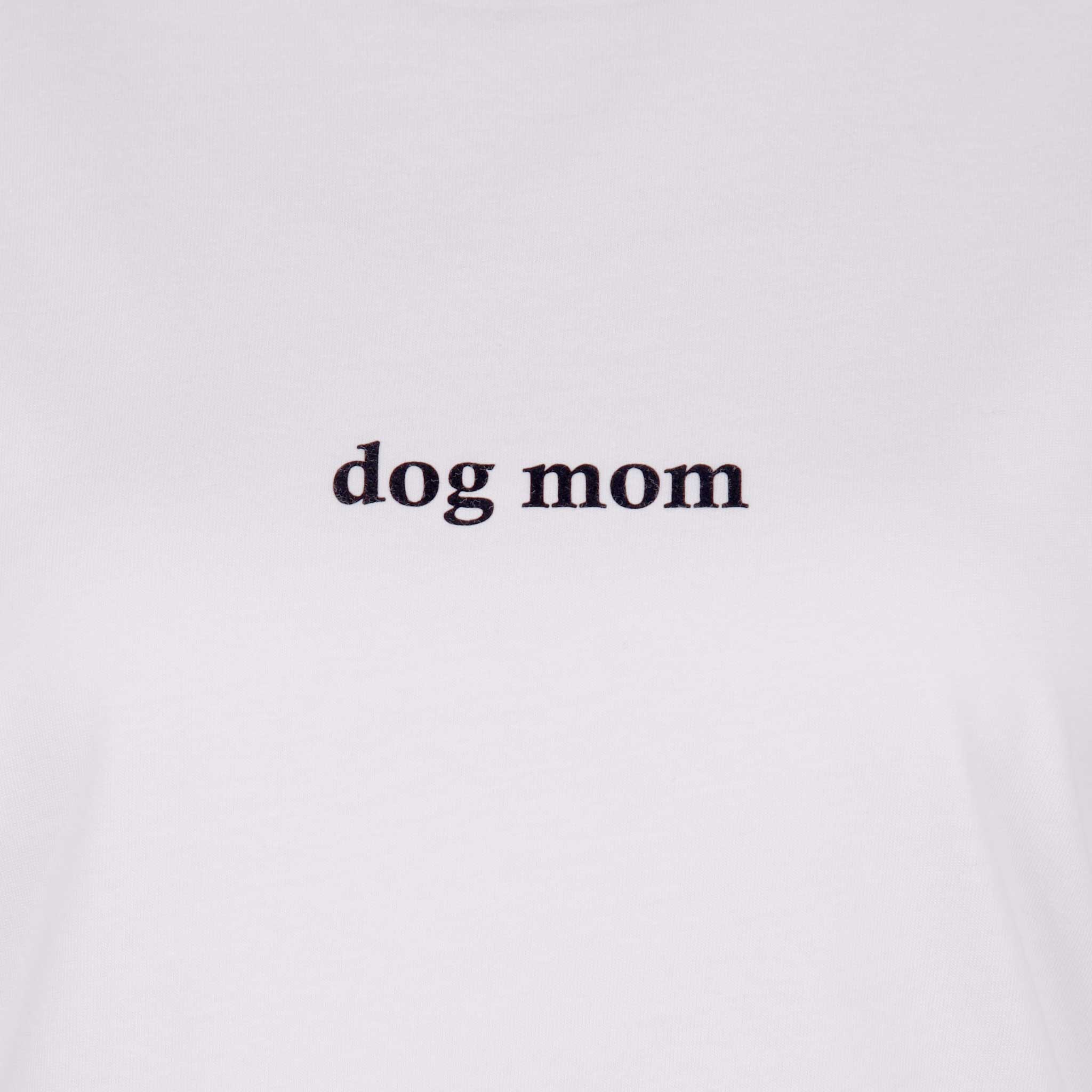 Gossengold Shirt dog mom | weiß