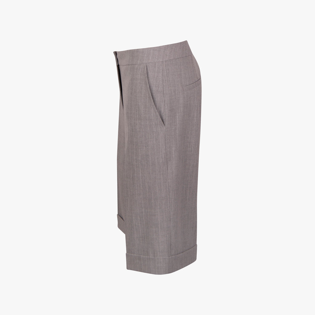 hana san Bermuda Stripes | hellgrau