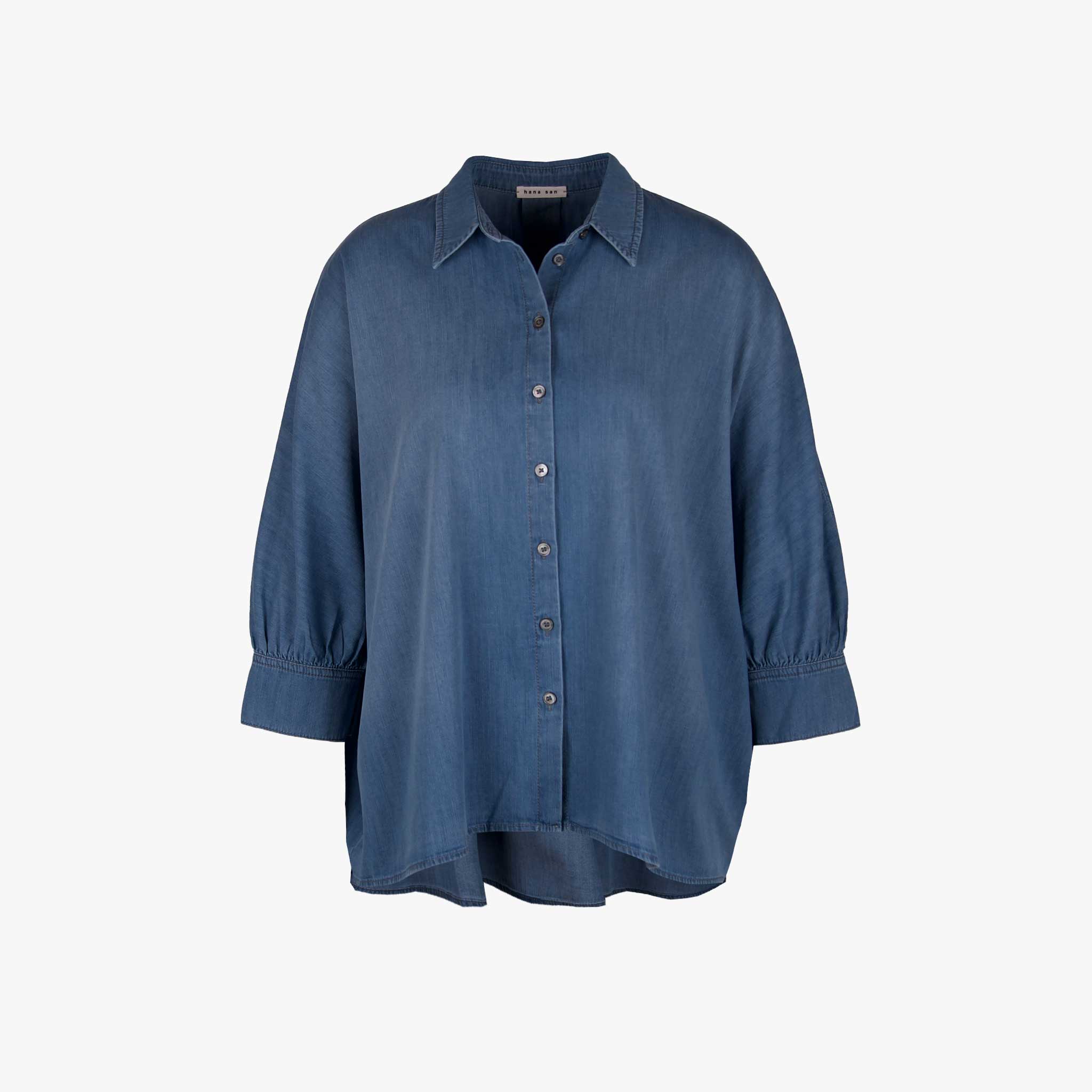 Hana San Jeansbluse | blau