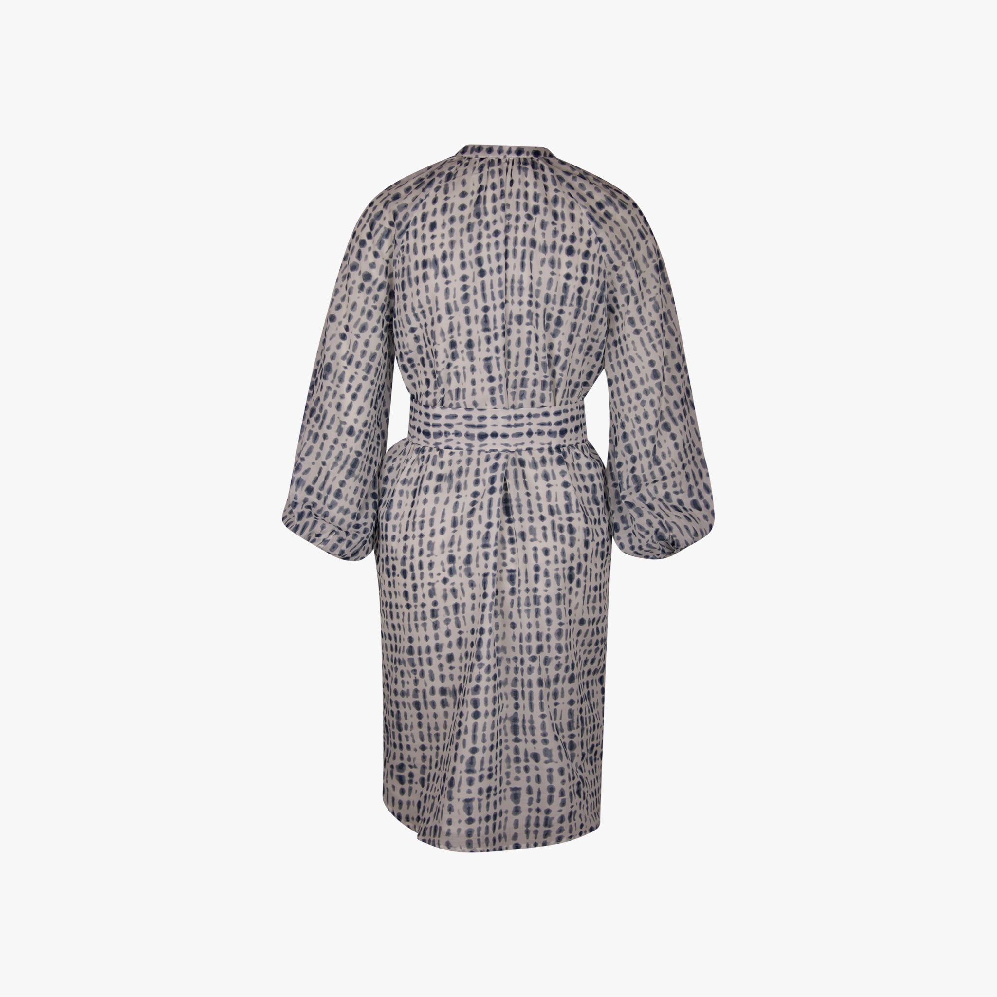 Hana San Kleid Dots | blau