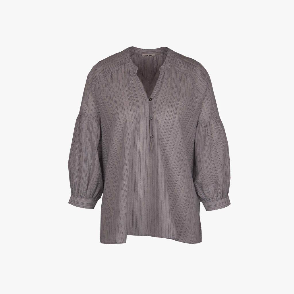 Hana San Schlupfbluse Stripes | blau
