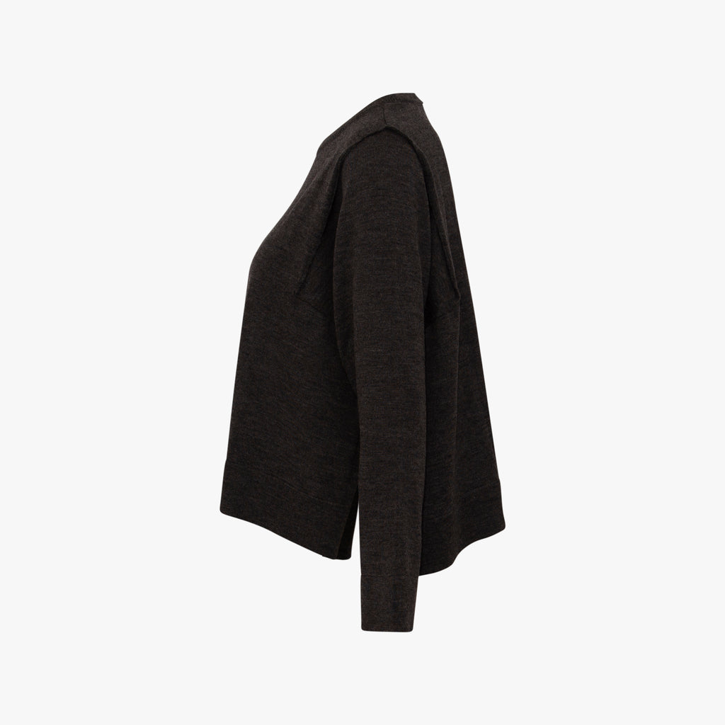 RH- Pulli weit | dunkelgrau