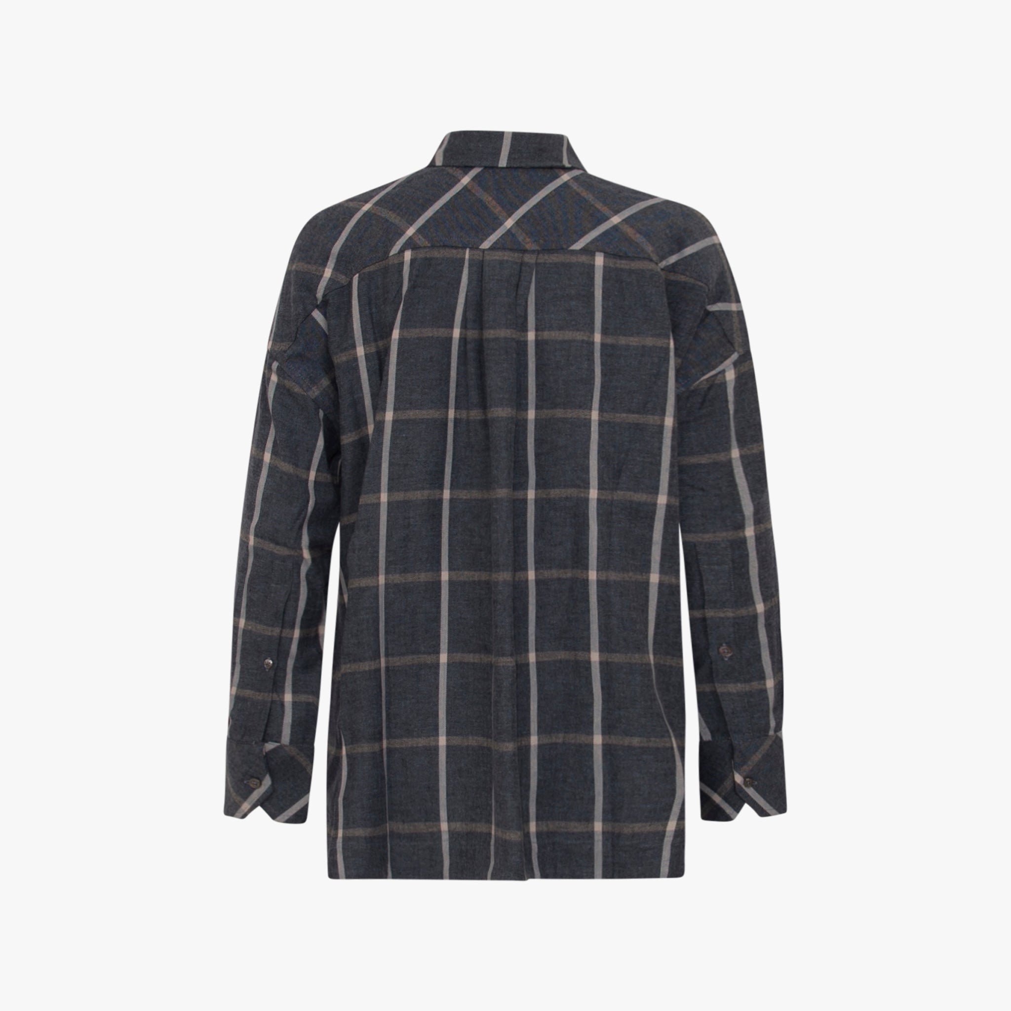 Bluse Karo |  indigo