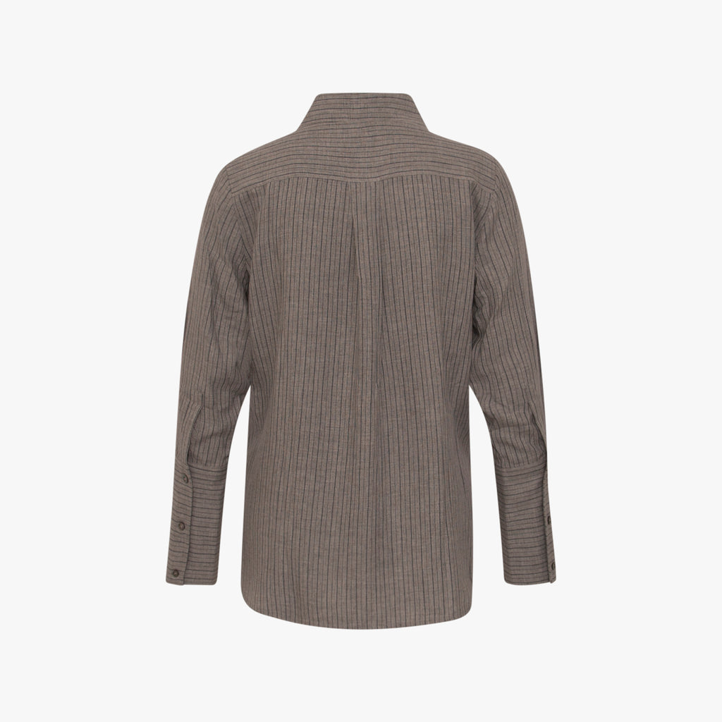 Bluse Streifen | grau