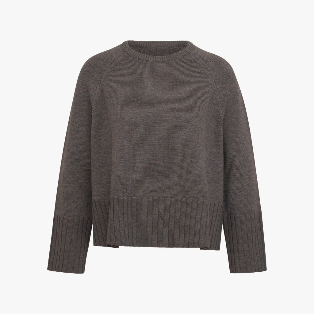 RH-Pulli lässig | grau