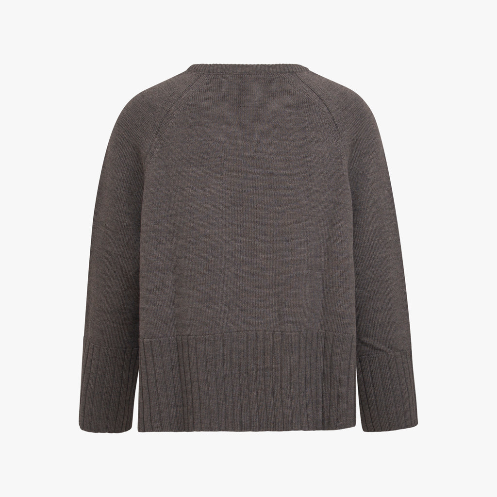 RH-Pulli lässig | grau