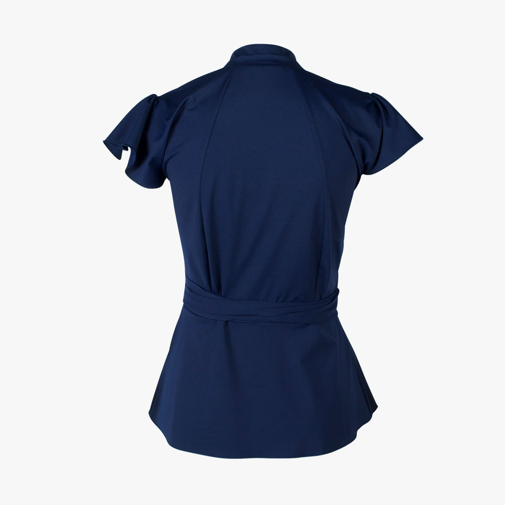 Wickelbluse Julia (dunkelblau, 32) | dunkelblau