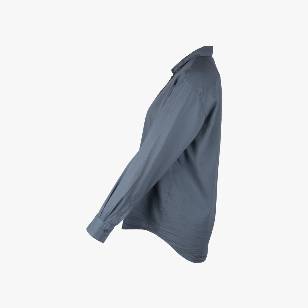 Hartford Bluse Streifenstruktur | blau