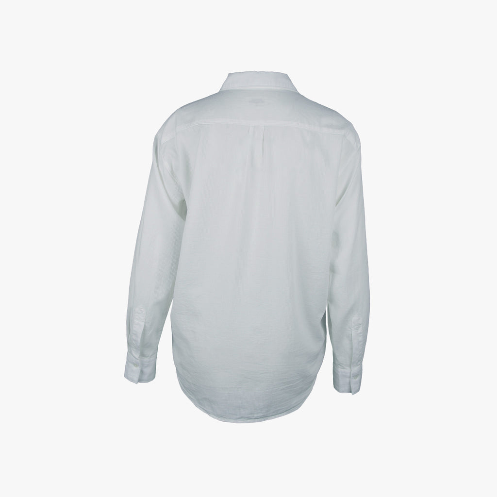 Hartford Bluse Streifenstruktur | weiß