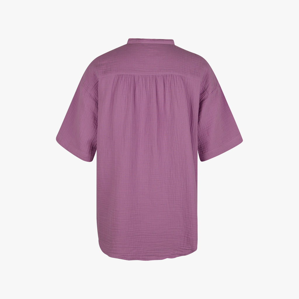 Hartford Stehkragenbluse | lavendel