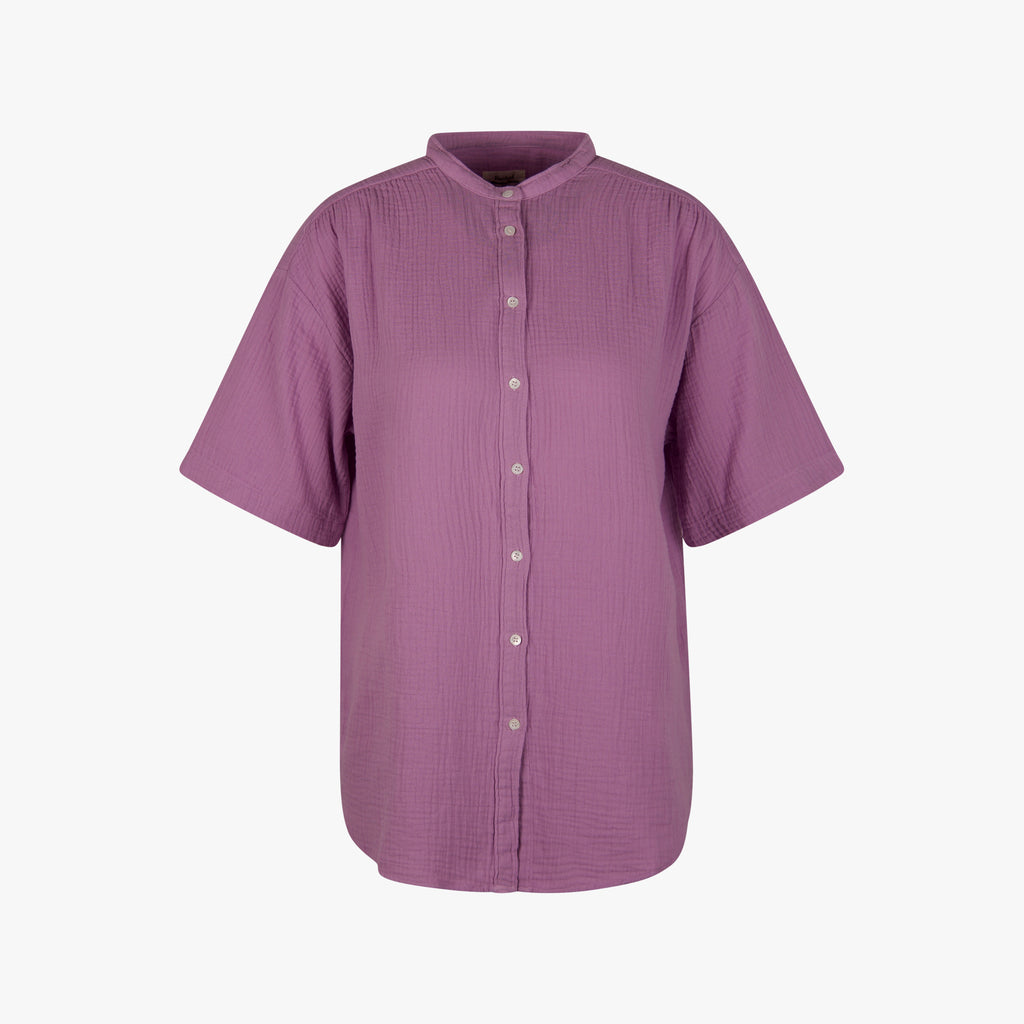 Hartford Stehkragenbluse | lavendel