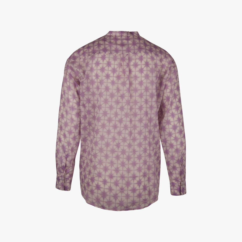 Hartford Stehkragenbluse Print | lavendel
