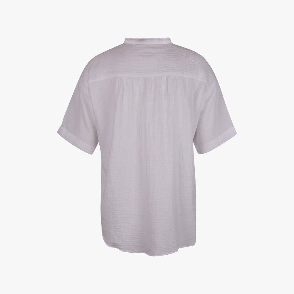 Hartford Stehkragenbluse | weiß