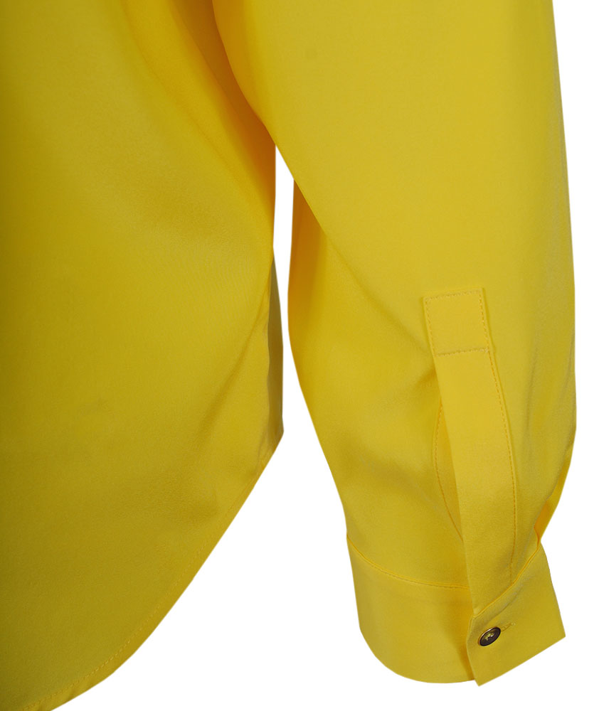 Hemdbluse Seide | gelb