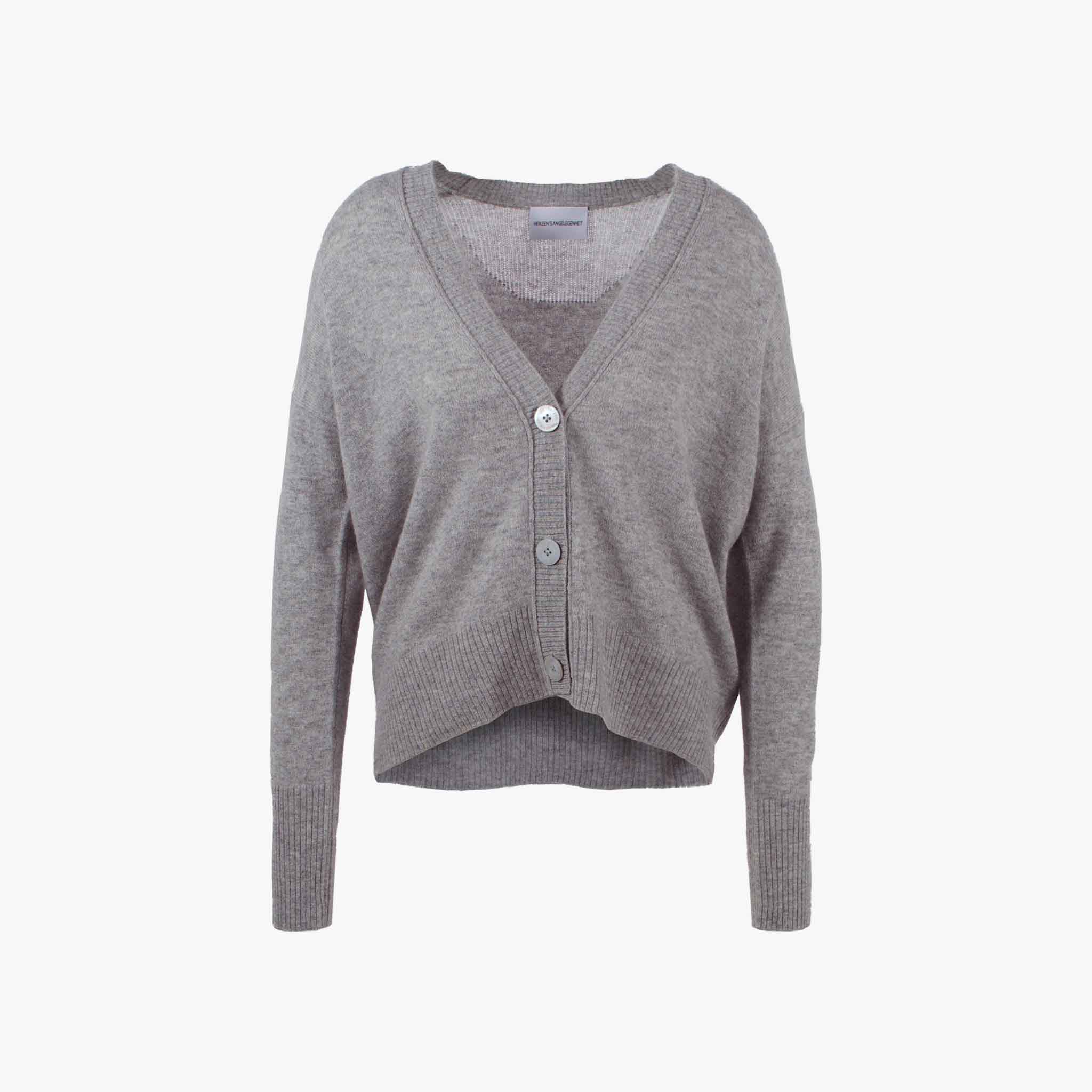 Cardigan Cashmere | grau