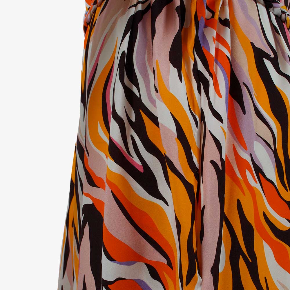 1/2 Kleid Animalprint, Detail | multicolor